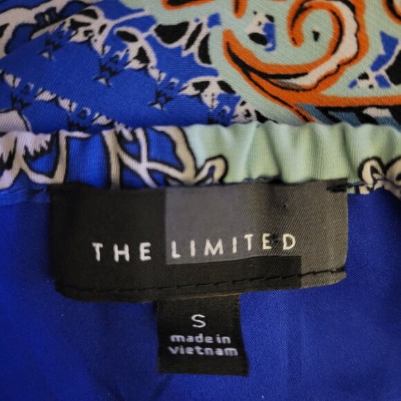 The Limited Floral Lined Maxi Dress Side Slit Polyester Spandex Size Small - Picture 4 of 5